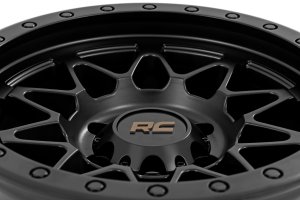 Wheel - Rough Country - 78 Series, Simulated Beadlock - Black